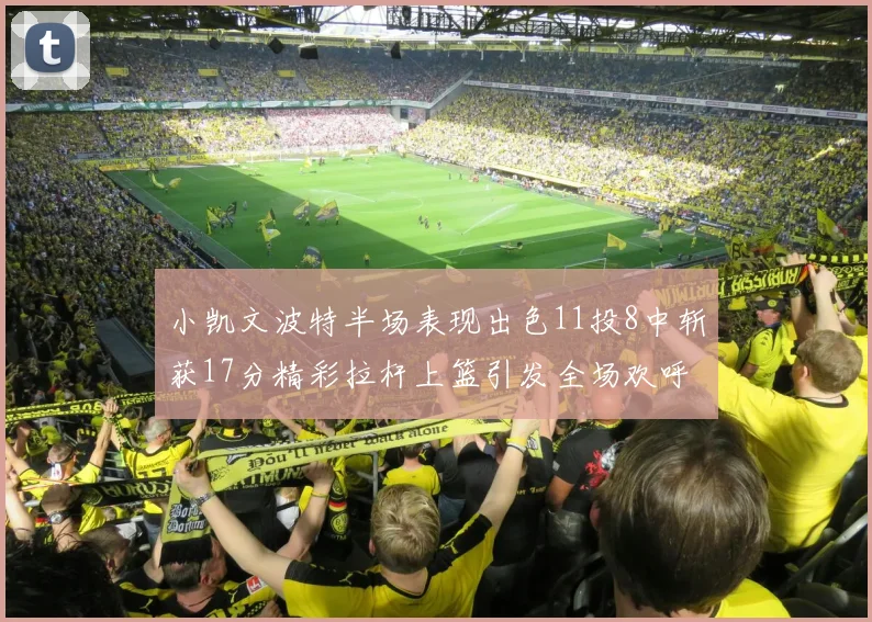 小凯文波特半场表现出色11投8中斩获17分精彩拉杆上篮引发全场欢呼